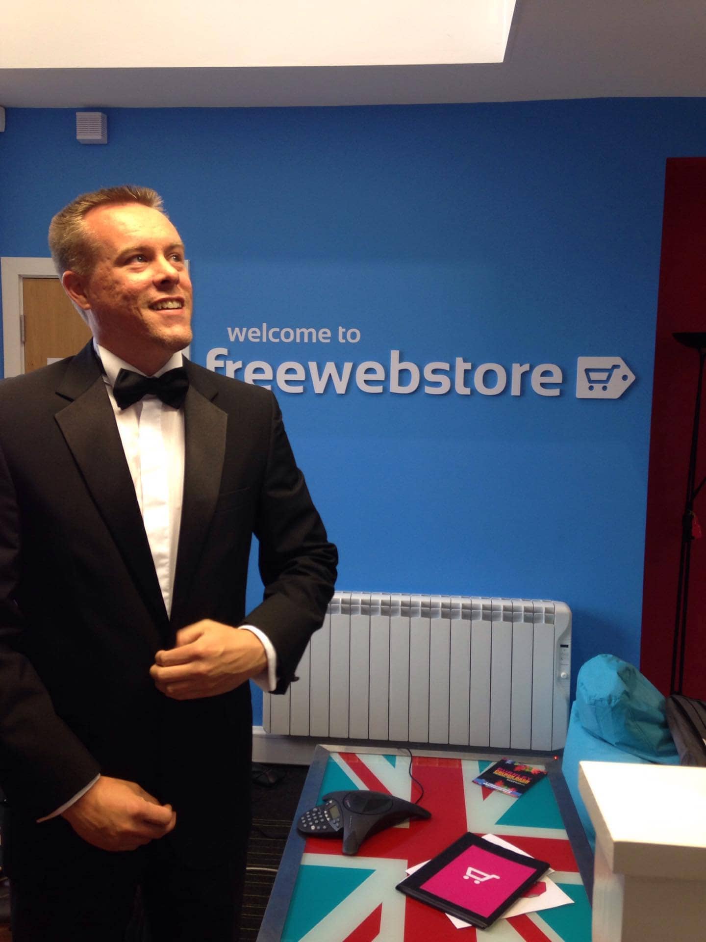 Our CEO Martin, doing his best James Bond impression