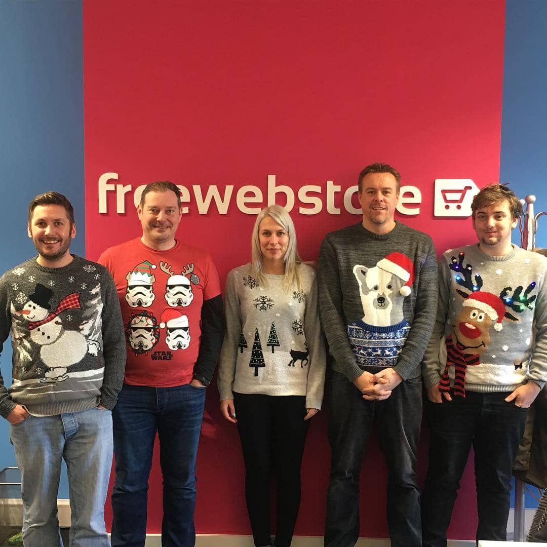 Christmas Jumper Day in the office